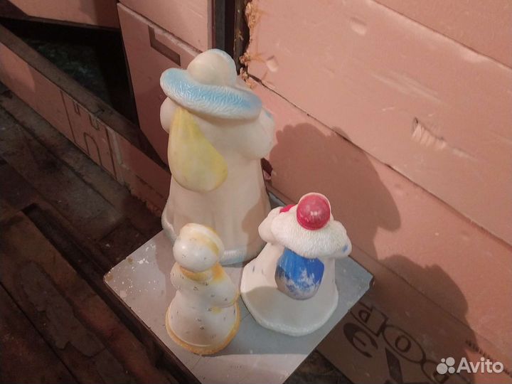Дед мороз пластмассовый СССР