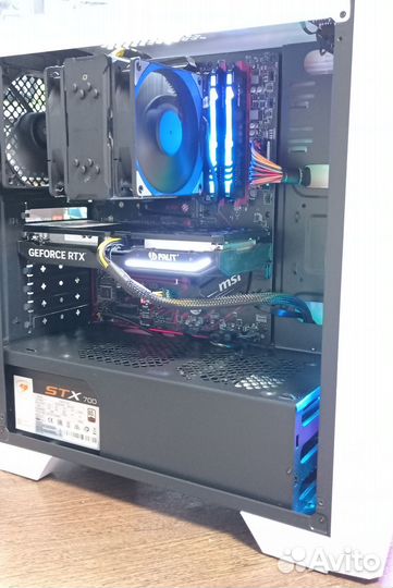 Игровой пк Ryzen 5 5600X + RTX 4060 dual OC 8GB