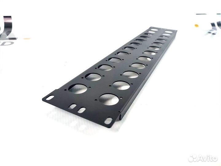 Рэковая панель, глухая, под разъёмы и др. 1u 2u