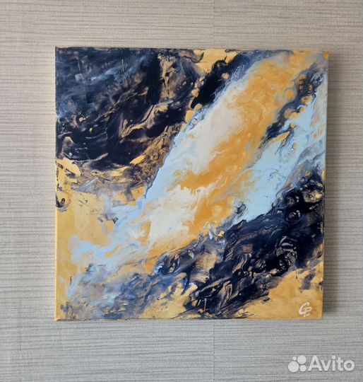 Картина акрилом fluidart