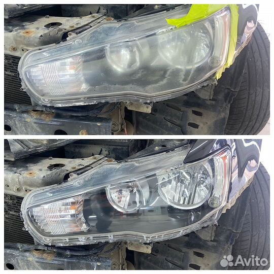 Полировка фар Бронирование