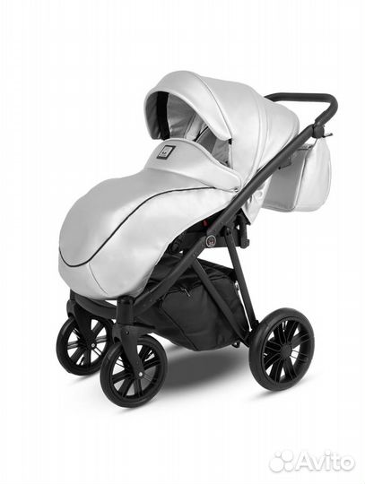 Коляска 2 в 1 эко кожа