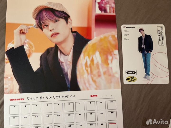 Календарик + статуэтка чанбин/сынмин