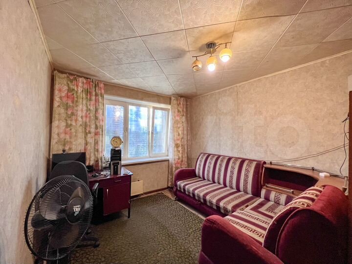 Комната 17,2 м² в 1-к., 5/9 эт.