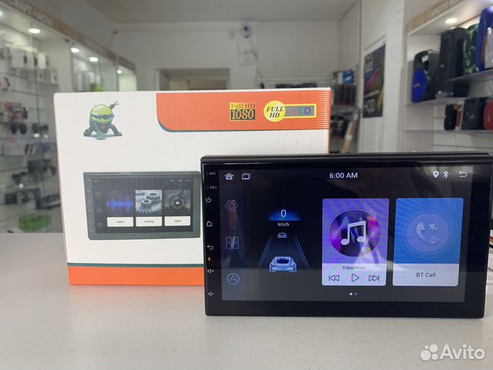 Магнитола 2 din, Android 11, bluetooth (новая)