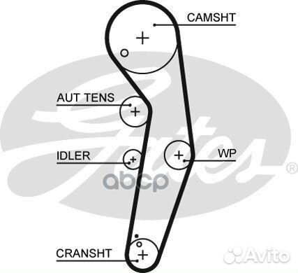 K015569XS рем.к-кт грм Audi A3/A4/A6, VW Bora