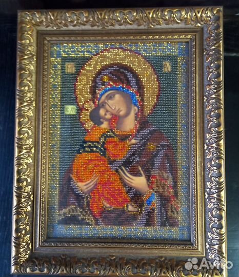 Именные иконы из бисера