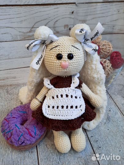 Зайка первоклашка, подарок учителю воспитателю