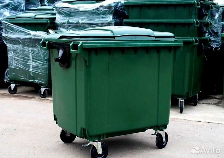 Пластиковый контейнер 1100л, 770л. Арт. 1002