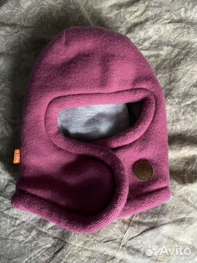 Шапка шлем Nels розовая 38-40