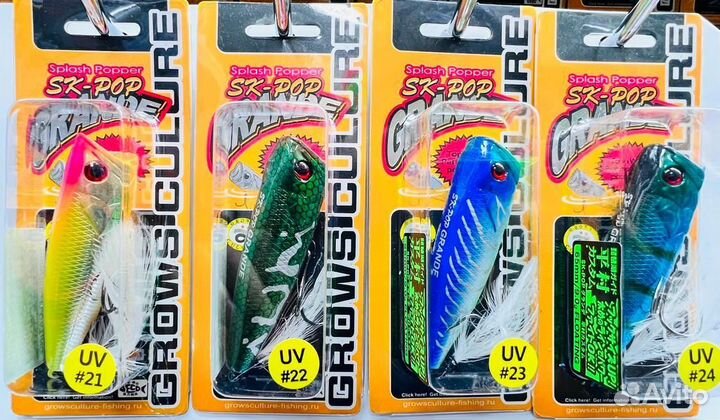 Воблер Jackall SK-POP/grande 40 расцветок