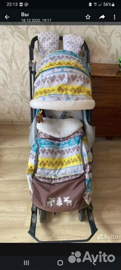 Санки коляска ника 7-7