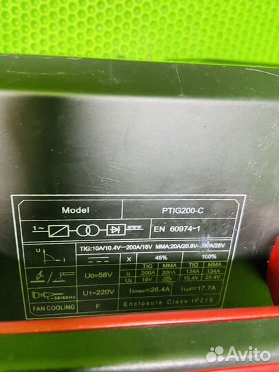 Сварочный аппарат полуавтомат PIT ptig200-C