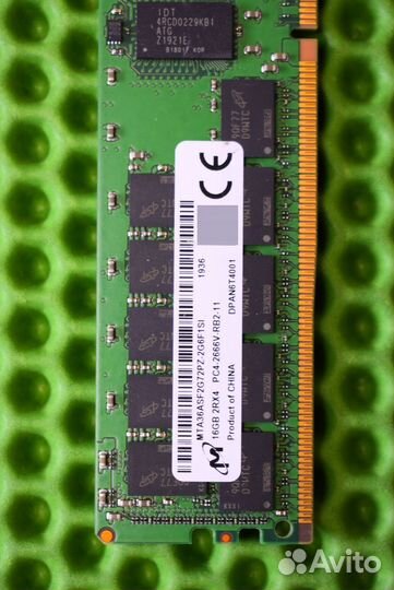 16GB DDR4 ECC micron 2666