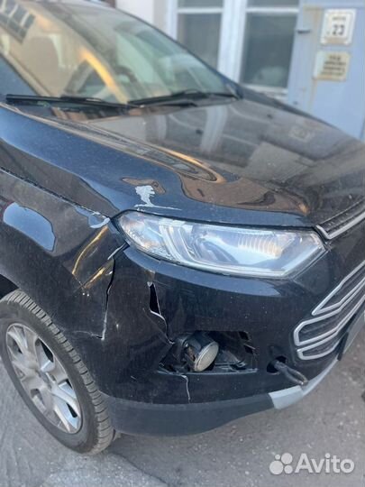 Ford EcoSport 1.6 AMT, 2015, битый, 195 000 км