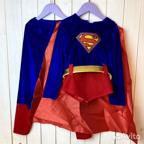 Детский карнавальный костюм "супермен" р-р 30