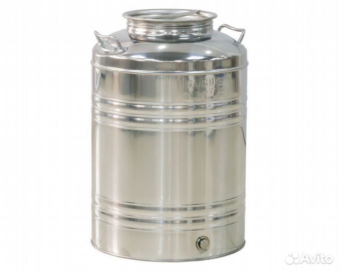 Пищевая бочка из нержавеющей стали, 50 литров