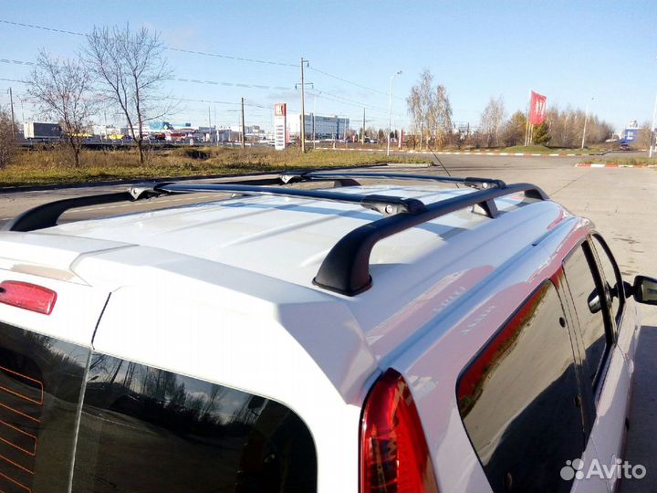 Багажник Лада Ларгус невыступающие поперечины