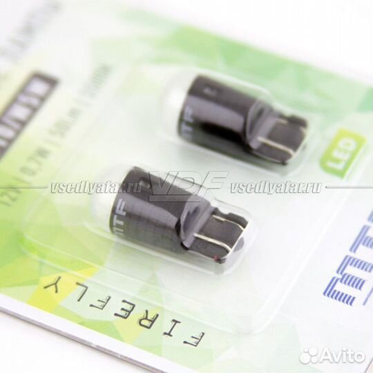 Светодиодные лампы MTF Light firefly T10 W5W 5500K