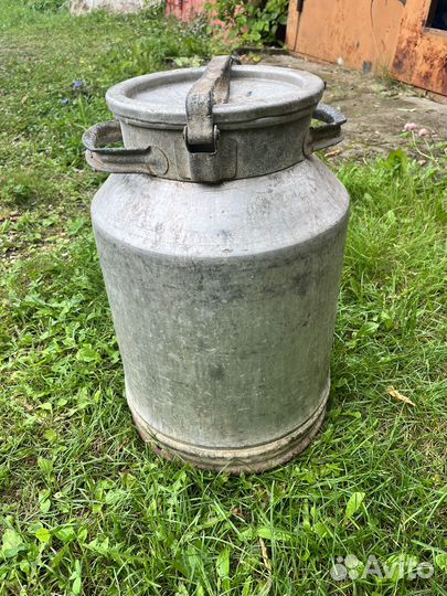 Фляга бак бидон алюминиевый