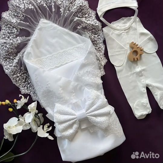 Конверт на выписку весна лето универсальный