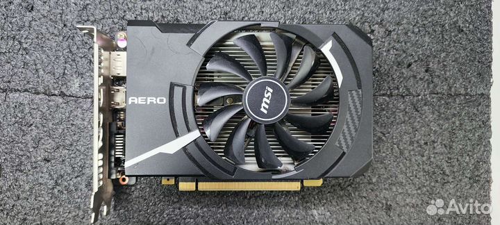 Видеокарта MSI GTX 1050TI aero ITX 4G OCV1
