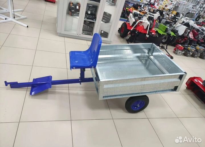 Прицеп к мотоблоку оцинкованный