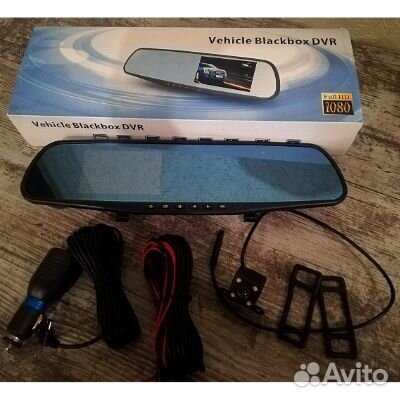 Зеркало заднего вида с видеорегистратором HD