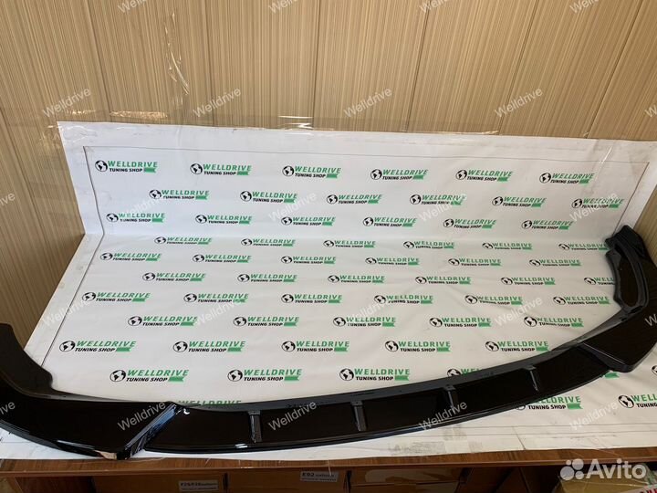 Сплиттер BMW 3 G20 Competition черный тюнинг