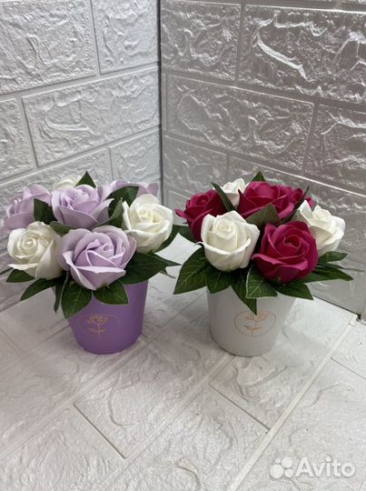 Букет из мыла