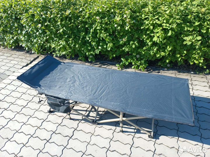 Раскладушка туристическая усиленная. Новая