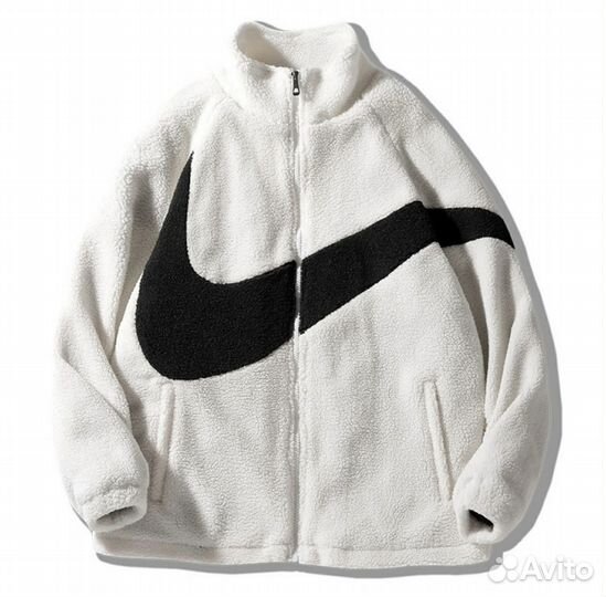 Шерпа Nike Big Swoosh White