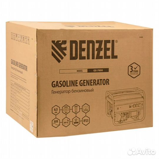 Генератор бензиновый GE 7900 Denzel 94638