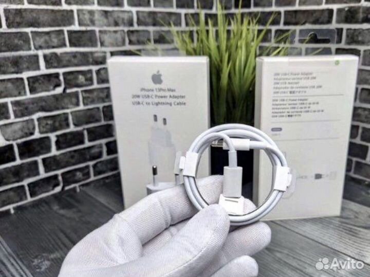 Провод на iPhone type c lightning