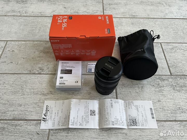 Объектив Sony 16-55mm f/2.8 (SEL1655G) рст