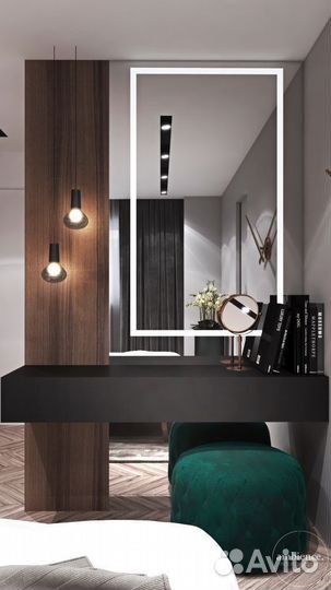 Зеркало в спальню LED