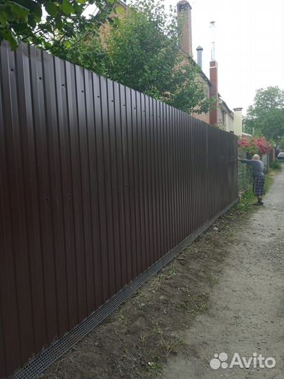 Забор из профлиста