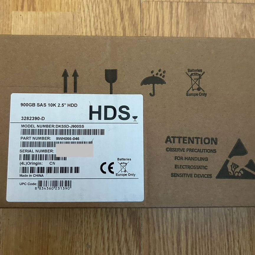 [3282390-D] Жесткий Диск Hitachi 900gb Hus 3282390-D