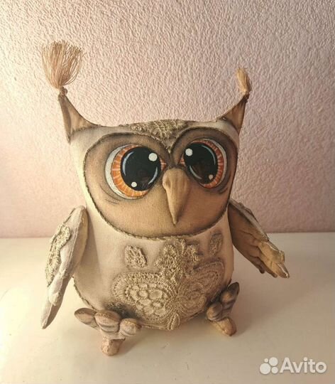 Сова интерьерная игрушка
