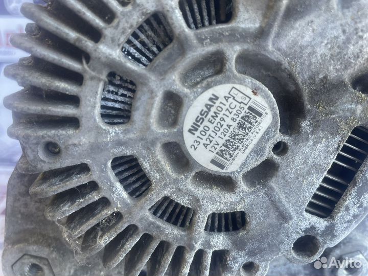 Генератор 120A HR16DE Тиида / Ноут / Кашкай / Джук