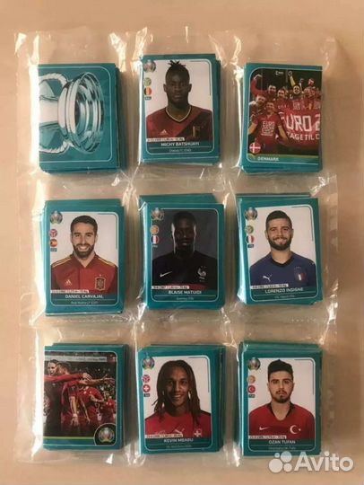Panini euro 2020 no preview - полный сет