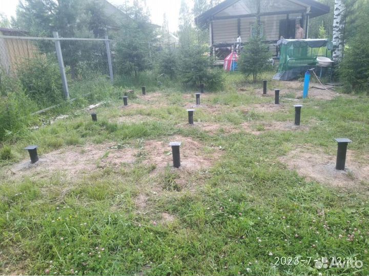 Винтовые сваи + монтаж