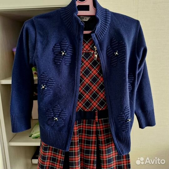 Сарафан школьный 128