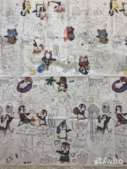 Скатерть разукрашка