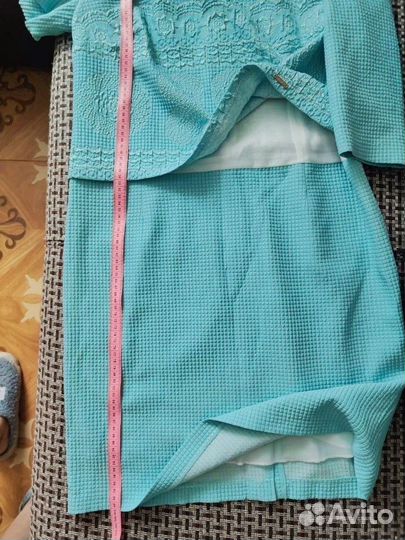 Платье деловое (костюм+блуза) белорусское 48-50