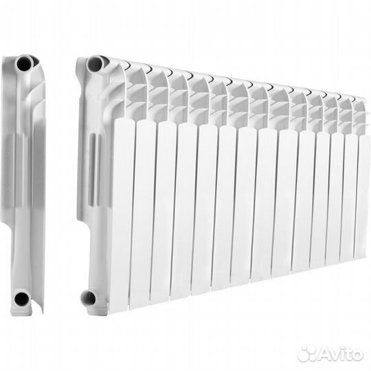 Алюминиевый радиатор металлсервис therma Q2 500/10