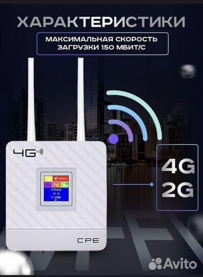 Wifi роутер с сим картой 4G