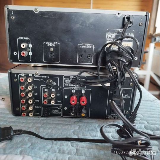 Denon Pma 6.5l усилитель и сд проигрыватель 6.5l