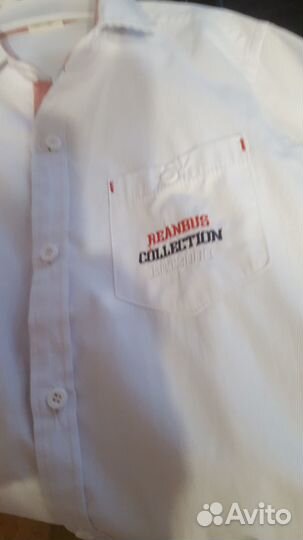 Белая рубашка на мальчика