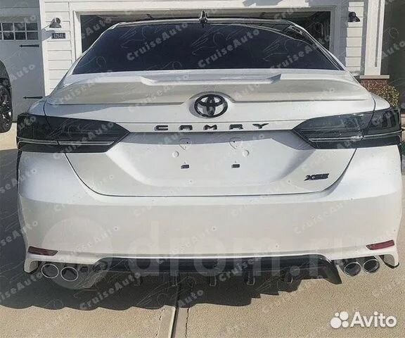 Тонированные фонари Camry 70 LED задние стиль Lexu